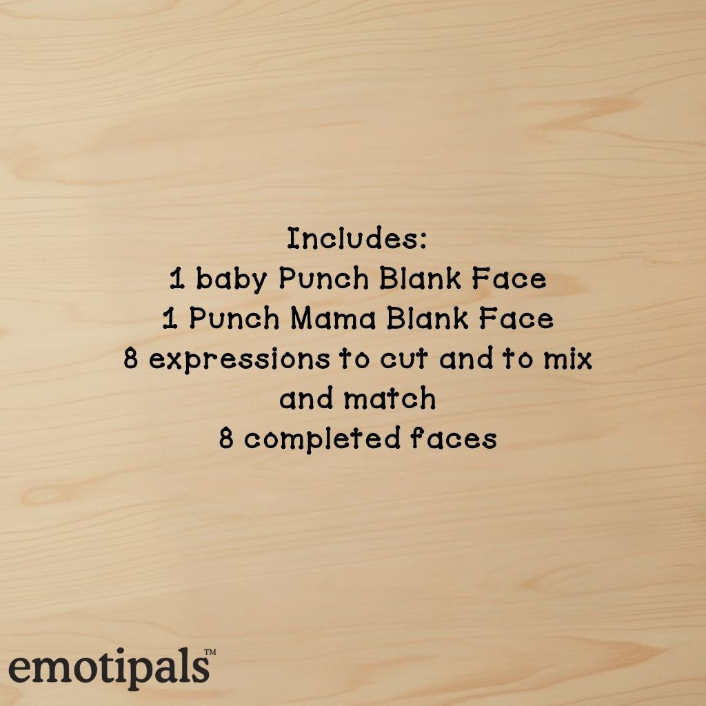 Baby Monkey Punch Social Emotional Learning Craft| Social Emotional Learning Activity for Preschool | Emotions Cut & Paste SEL Printable